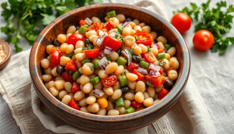 homemade bean salad